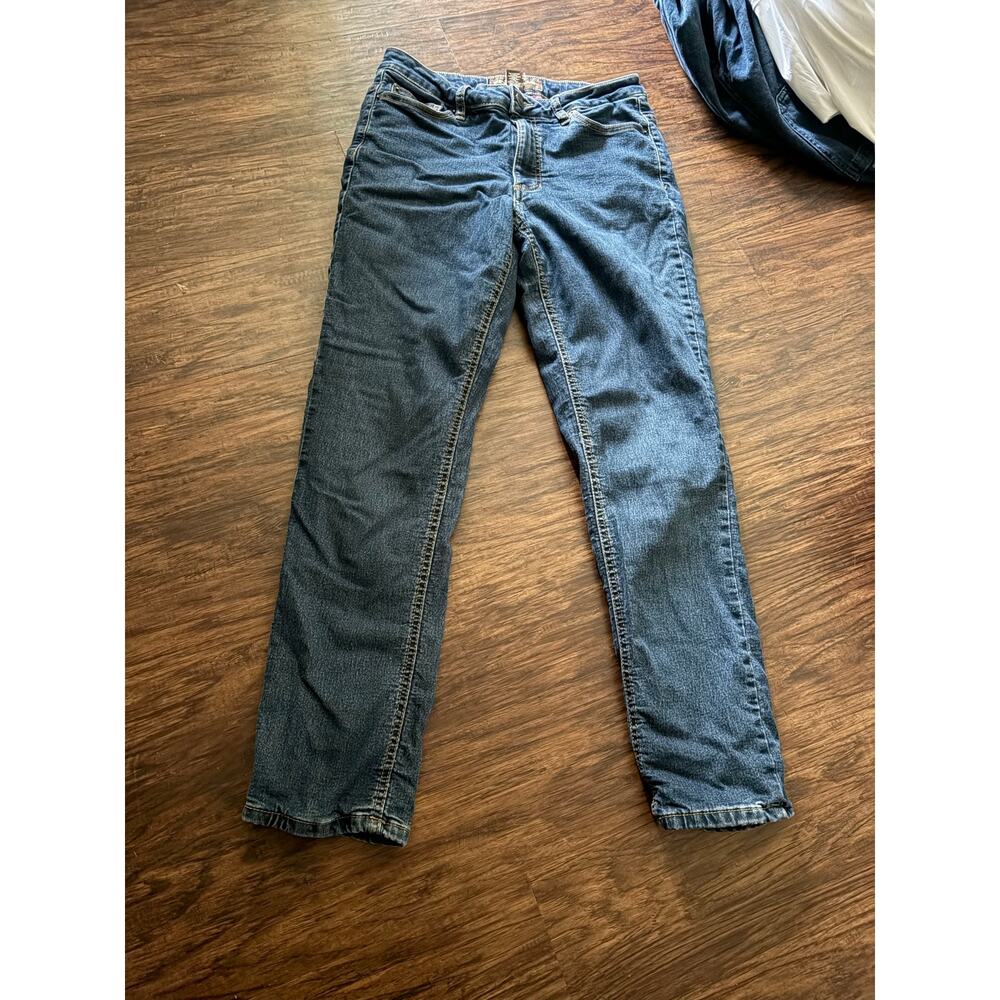 Bit and Bridle womens 6 flannel lined denim jeans